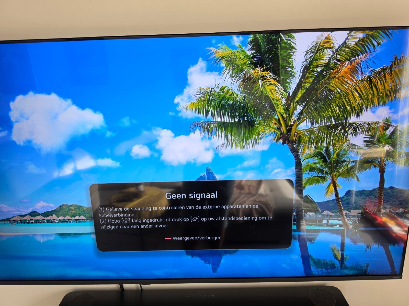 LG Qned 65, OLED, Comme neuf, Enlèvement, 100 cm ou plus