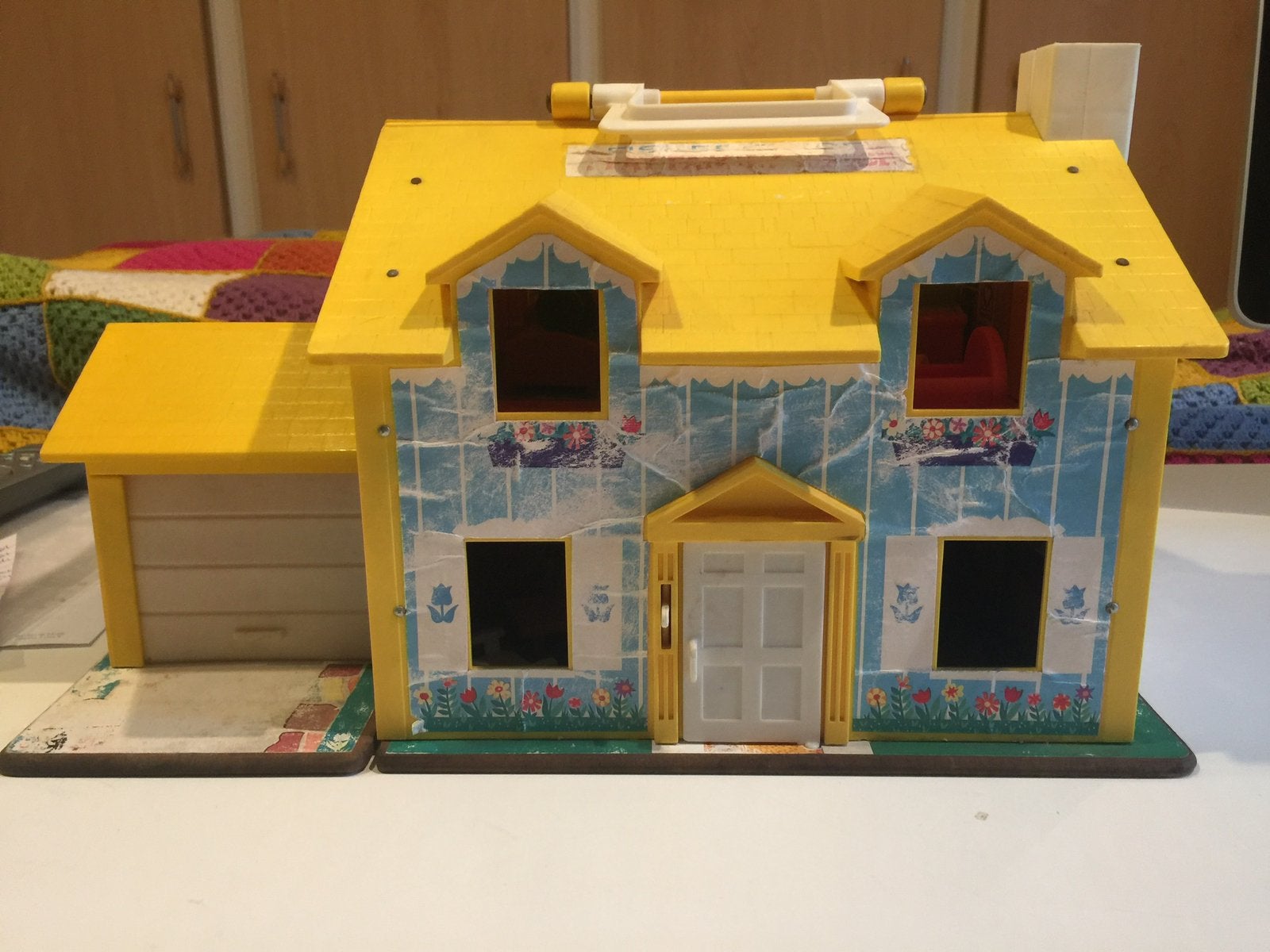 poppenhuis vintage fisher price, Kinderen en Baby's, Speelgoed | Poppenhuizen, Ophalen of Verzenden, Gebruikt, Poppenhuis