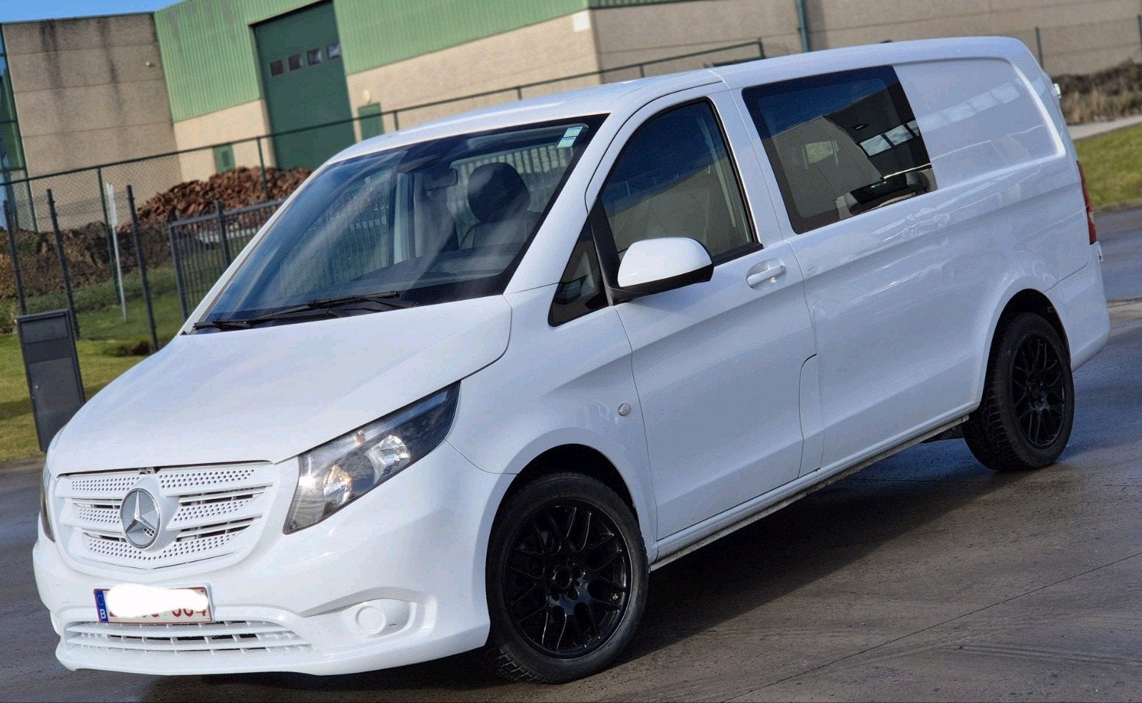 Mercedes vito doub cabine 5pls an2017.235mkm CTOK 13999€, Autos, Camionnettes & Utilitaires, Cuir, Euro 6, Boîte manuelle, Mercedes-Benz