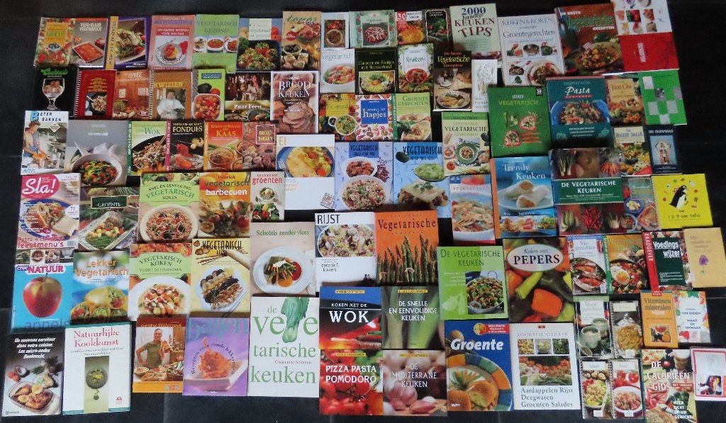 Kookboeken meer dan 80 stuks, Boeken, Kookboeken, Gelezen, Ophalen