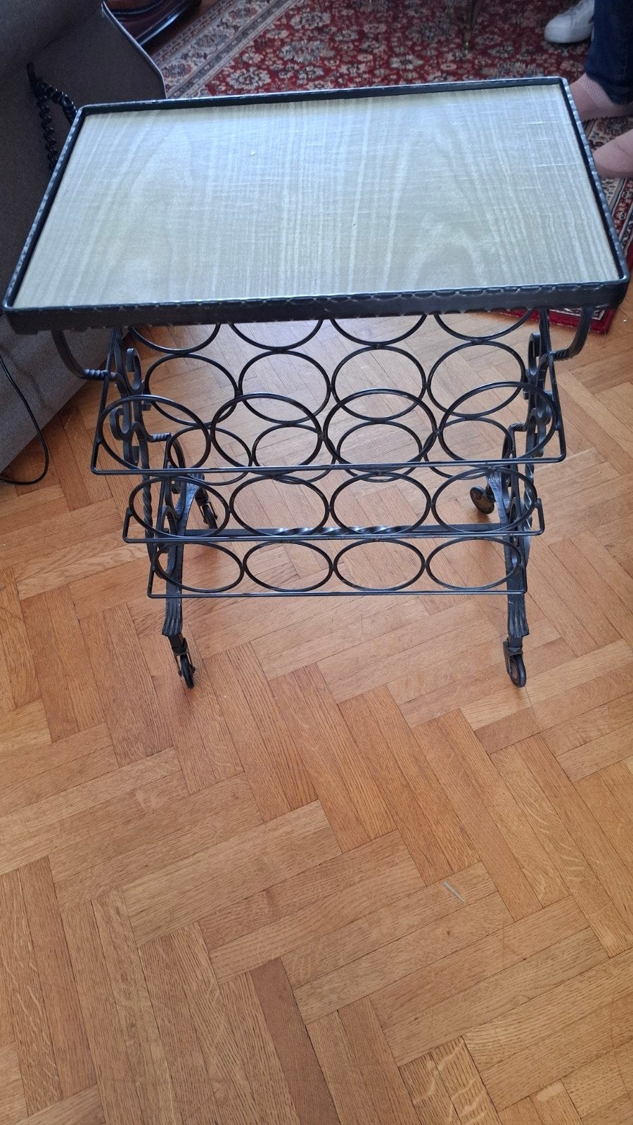porte bouteilles, Maison & Meubles, Enlèvement ou Envoi, Métal, 50 – 75, 5 à 15 bouteilles