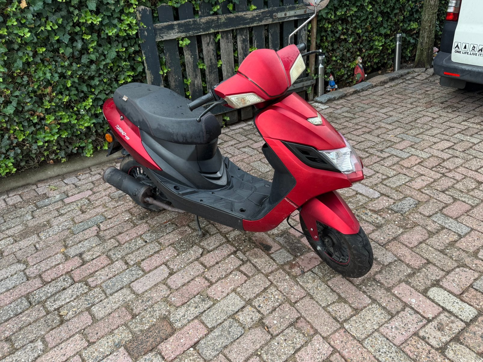 TURBO Klasse A – 7.261 km – Start en rijdt– Zeer mooie staat, Fietsen en Brommers, Scooters | Peugeot, Ophalen, Zo goed als nieuw