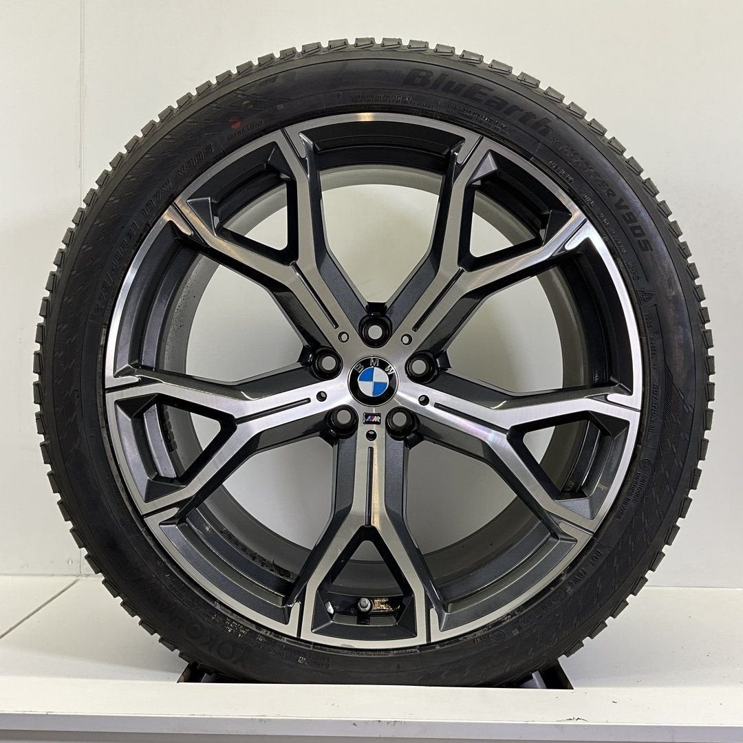 BMW X5 G05 X6 G06 BREEDSET VELGEN + WINTERBANDEN 21 INCH ORI, Auto-onderdelen, Banden en Velgen, Gebruikt, -, 275 mm, -