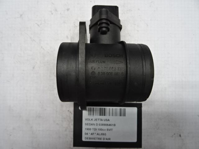 DÉBITMÈTRE Volkswagen Jetta III (1K2) (038906461B), Utilisé, Volkswagen