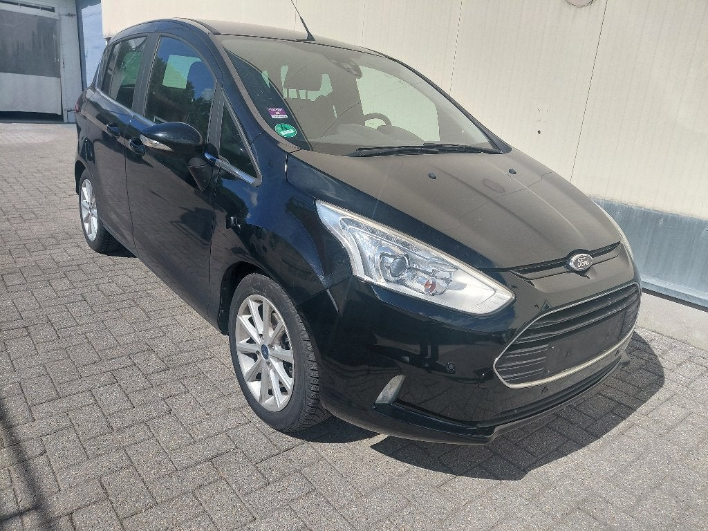 Ford B max Titanium Euro 6 Benzine, Auto's, Voorwielaandrijving, Parkeersensor, B-Max, Zwart