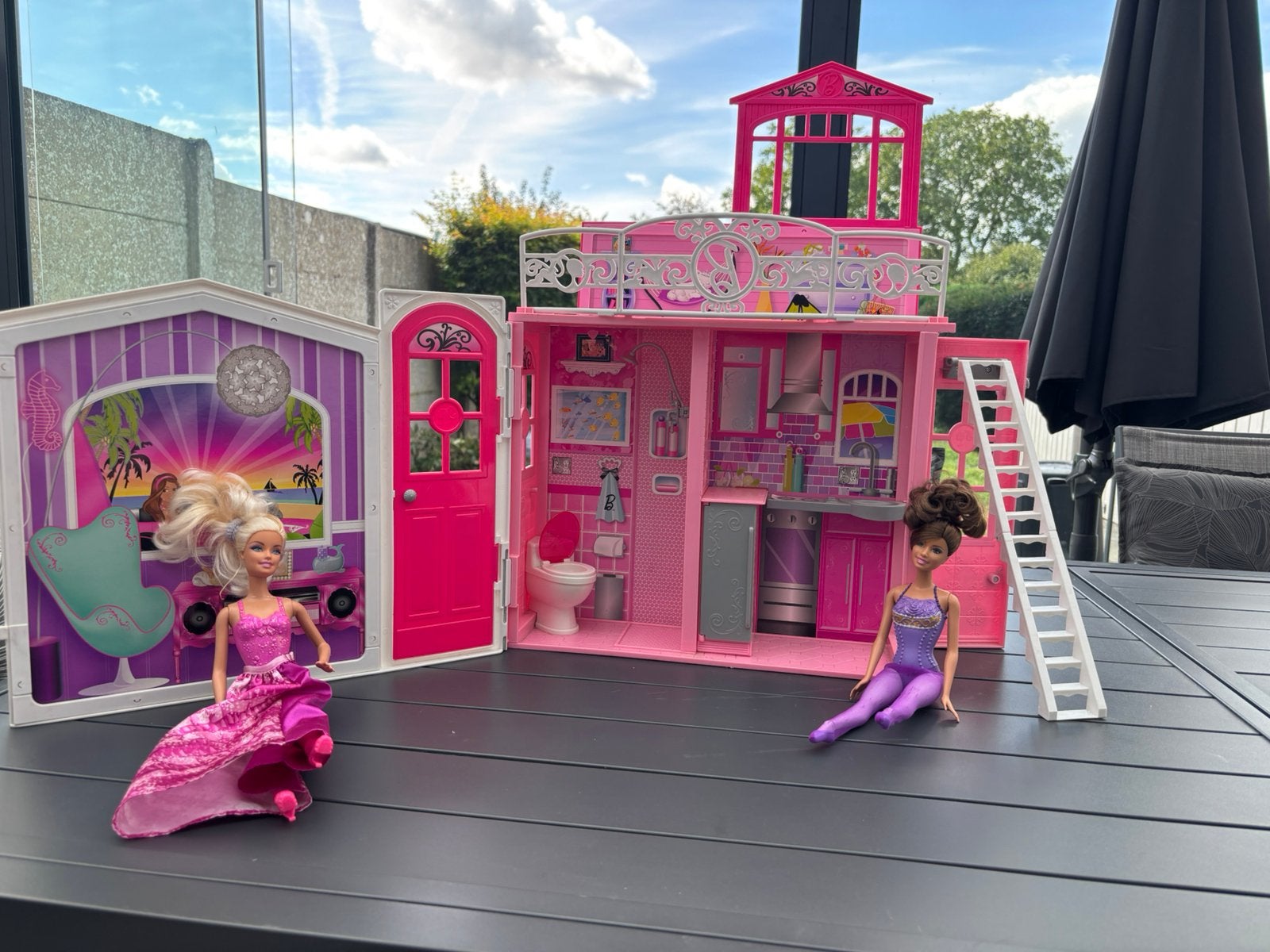 Maison Barbie avec 2 Barbie, Enlèvement ou Envoi, Barbie