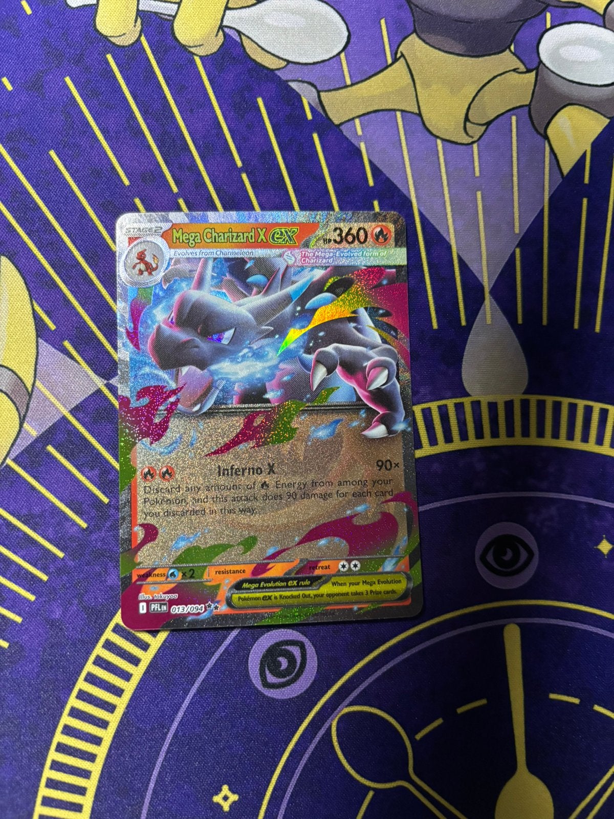 Pokemon Charizard X ex Phantasmal Flames, Ophalen of Verzenden, Nieuw, Losse kaart, Foil