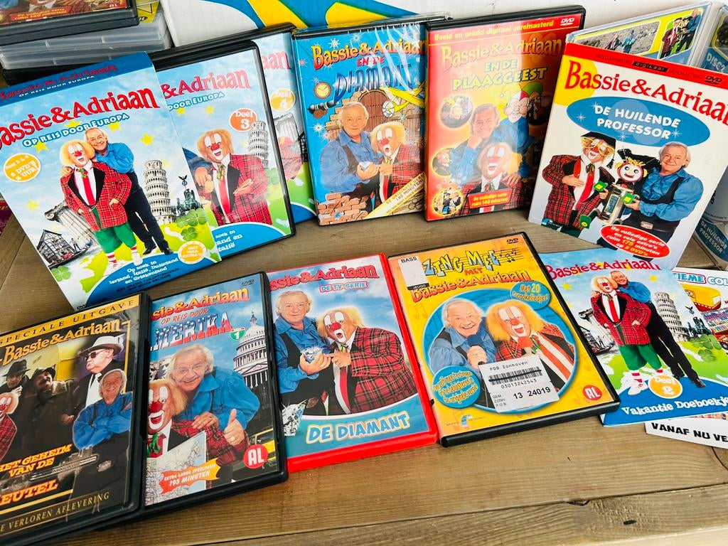 Bassie & Adriaan DVD Collectie, Ophalen of Verzenden, Zo goed als nieuw