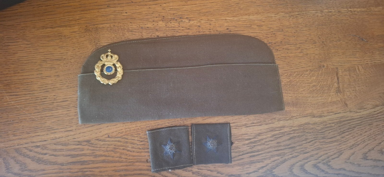 Grèce_Calot Lieutenant et grades_ 1950-60, Enlèvement ou Envoi, Armée de terre, Casque ou Béret
