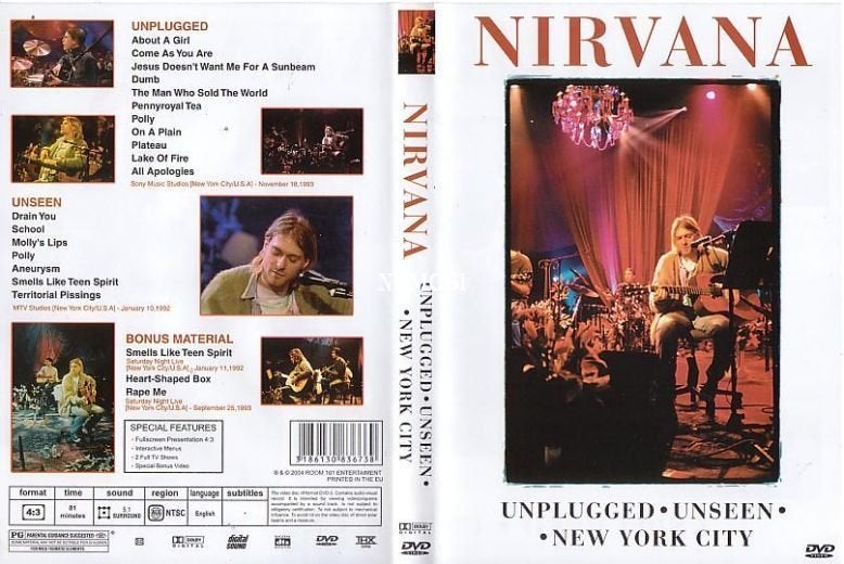 DVD - NIRVANA - UNPLUGGED UNSEEN, Verzenden, Nieuw in verpakking, Concert