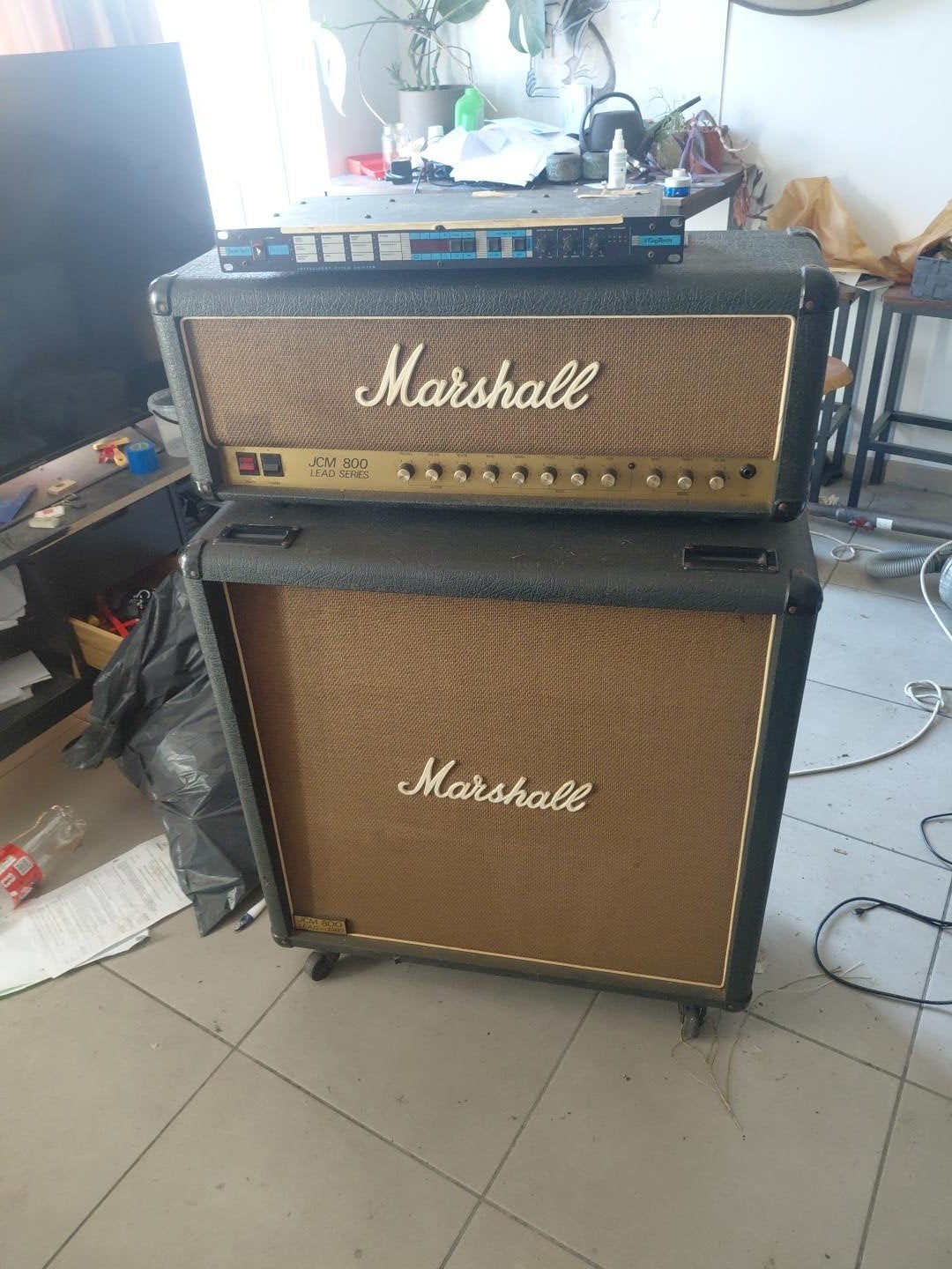 Marshall JCM800 2210 de 1986 + 1960B 4  12 + 4 cellules d'o, Musique & Instruments, Enlèvement
