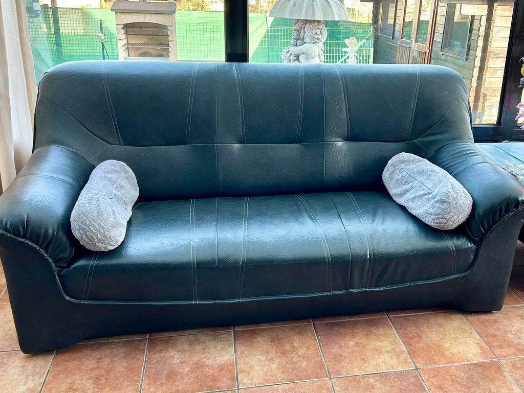Salon 3 zit + 2 zit en eiken salontafel, Ophalen
