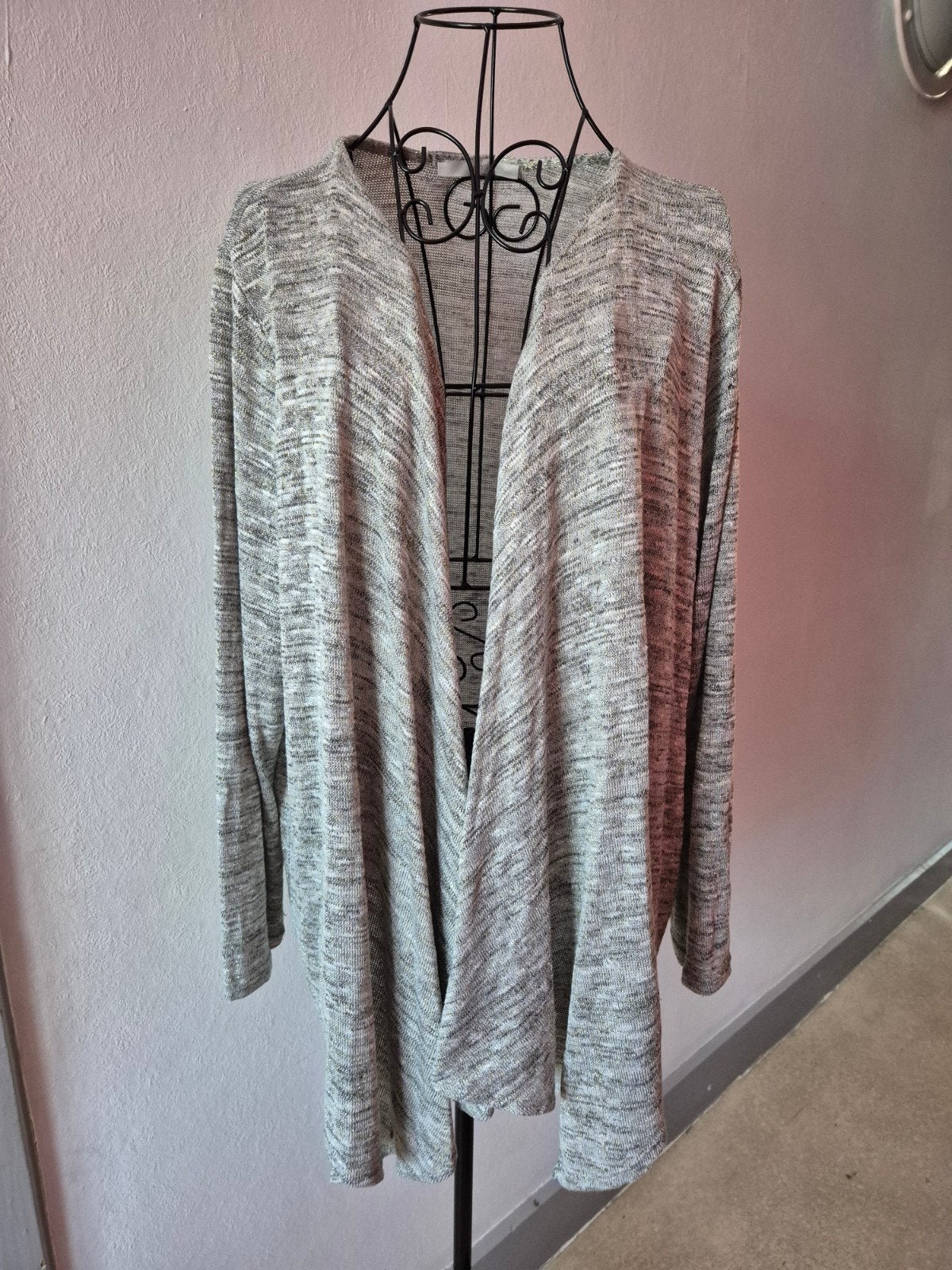 Gilet scintillant doré 44, Kleding | Dames, Truien en Vesten, Ophalen of Verzenden, Zo goed als nieuw, Grijs, Maat 42/44 (L)