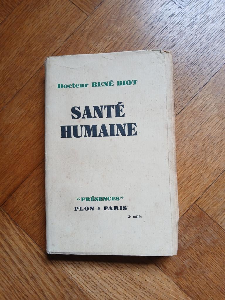 Santé humaine Docteur René Biot, Enlèvement ou Envoi, Utilisé, Santé et Condition physique