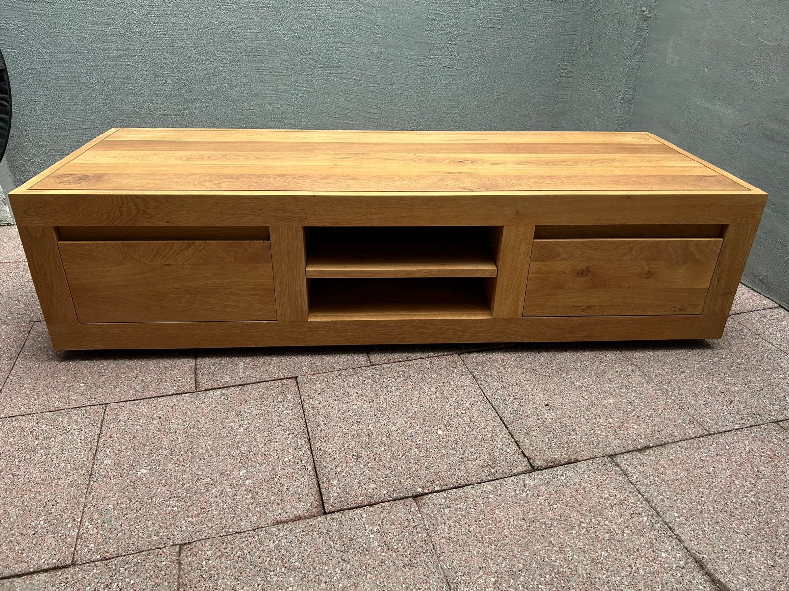 Ethnicraft tv meubel, Ophalen, Design, 150 tot 200 cm, Eikenhout