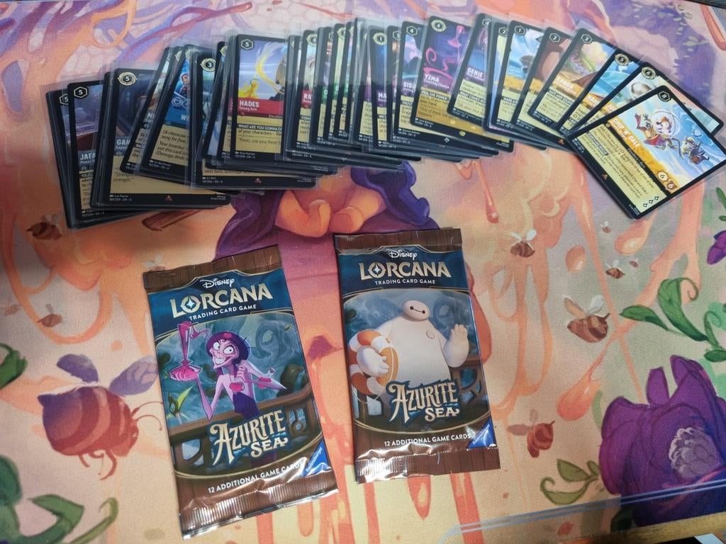 S6 azurite sea rare , super rare en legendary disney lorcana, Ophalen of Verzenden
