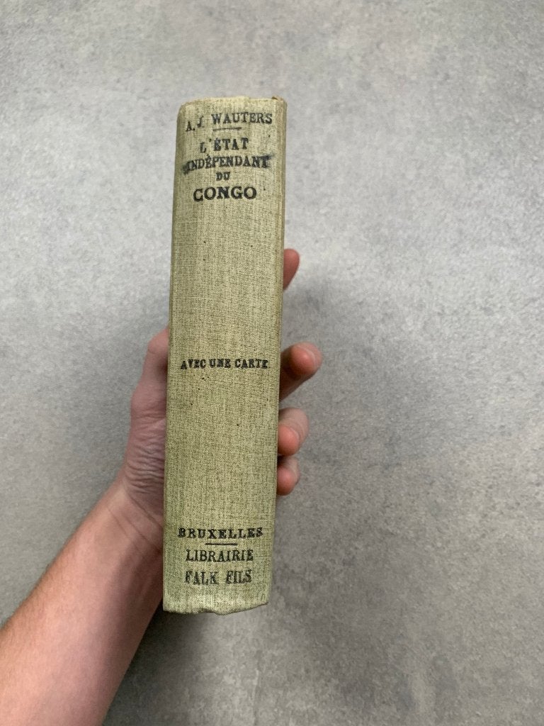 L'État indépendant du Congo — A.J. Wauters 1899, Antiquités & Art, Envoi