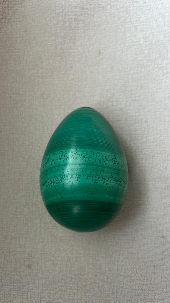 Oeuf de malachite katanga congo, Collections, Enlèvement ou Envoi, Minéral
