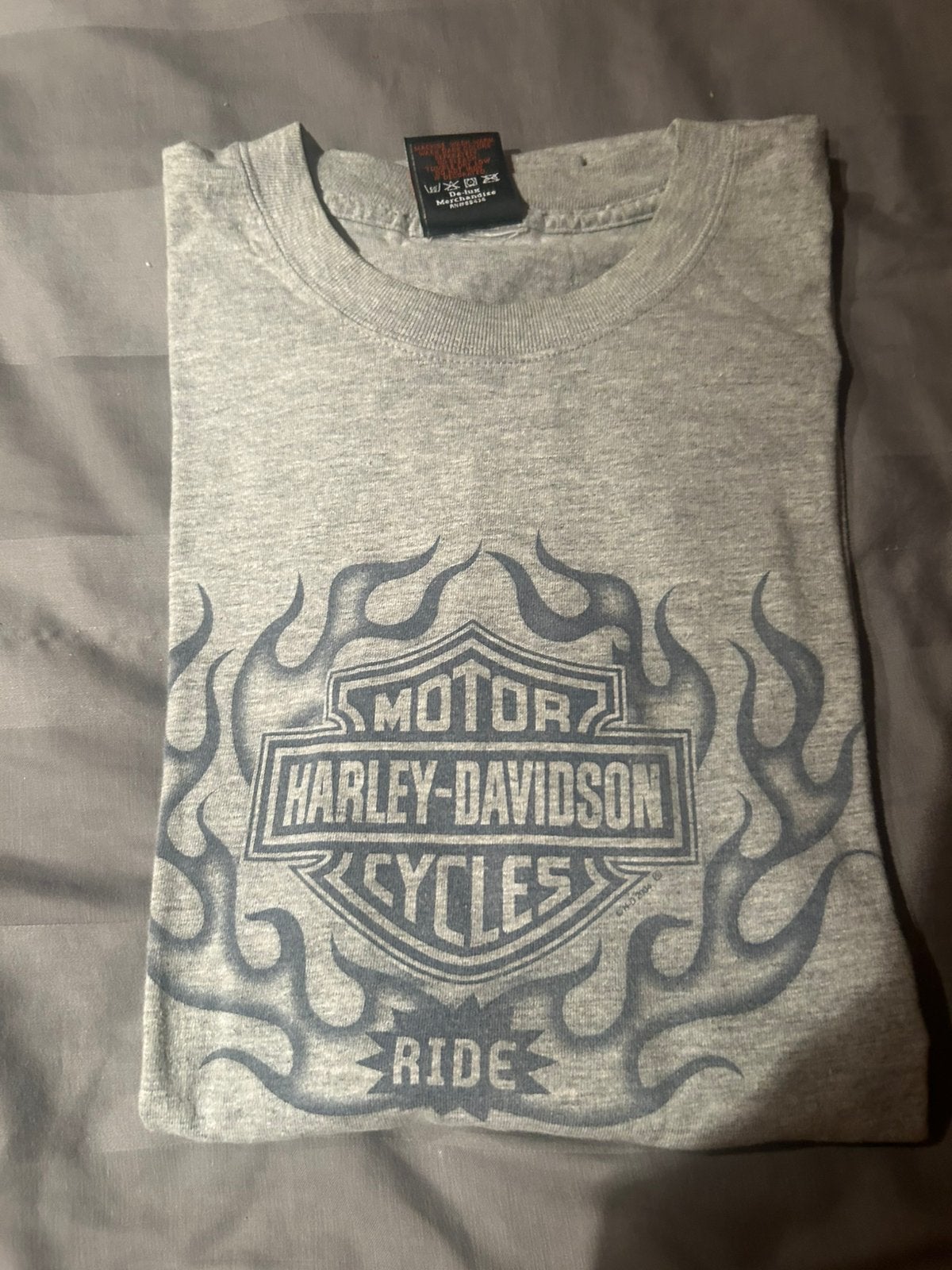 Harley davidson T-shirt L lange mouwen, Motoren, Kleding | Motorkleding, Ophalen of Verzenden