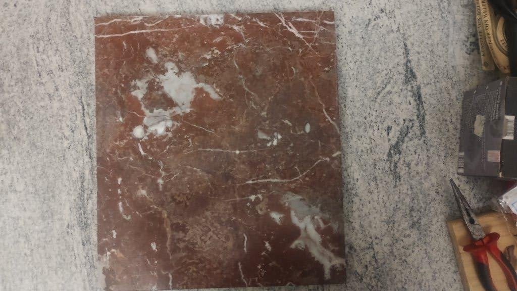 Plaque de marbre, suite de décès., Enlèvement ou Envoi, Utilisé