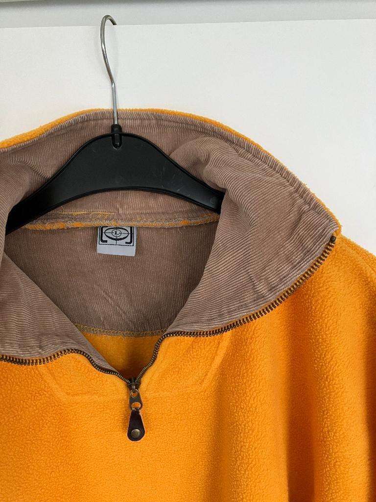 oranjegele fleece, Maat 52/54 (L), Oranje, Ophalen of Verzenden, Zo goed als nieuw
