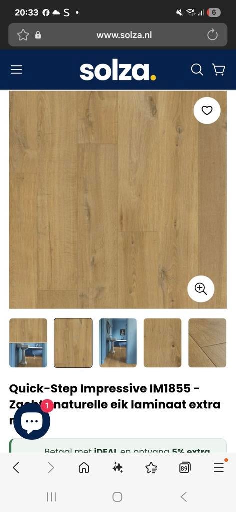 Gezocht! Quickstep Impressive IM1855, Maison & Meubles, Enlèvement