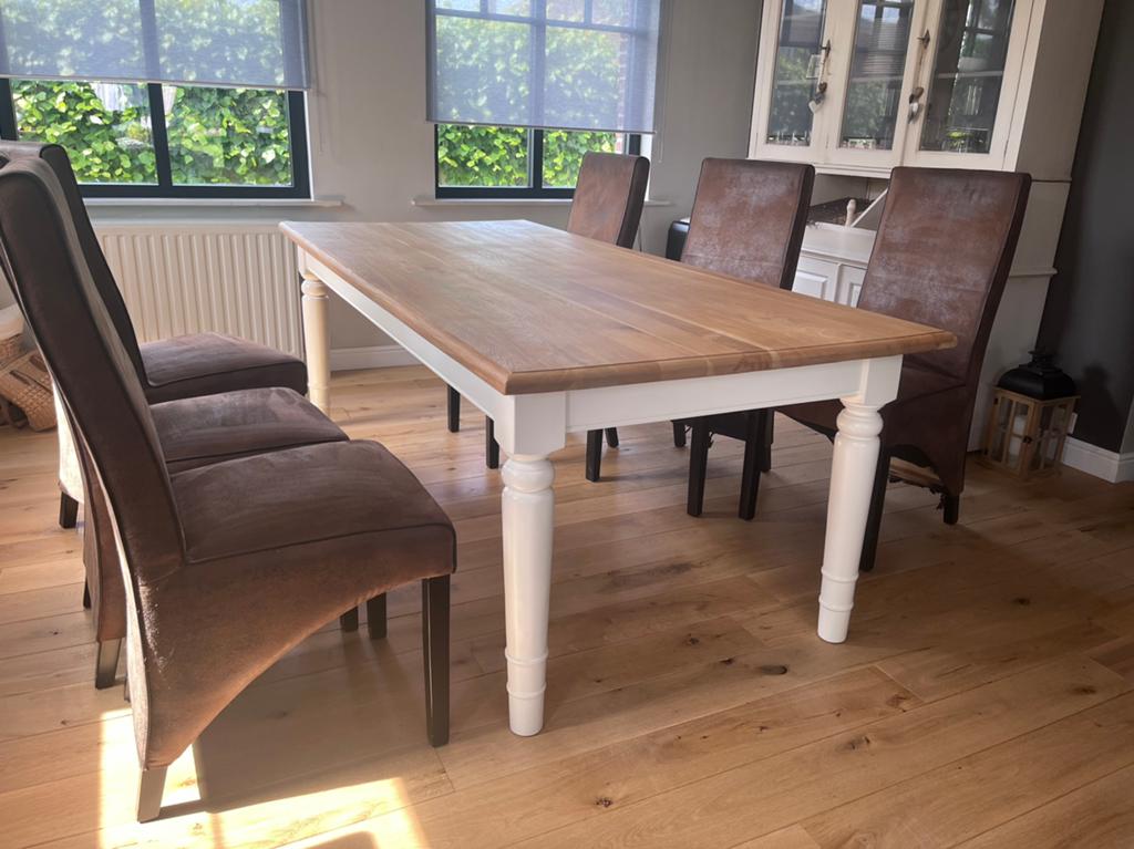 Grande table en bois massif, Enlèvement, Comme neuf