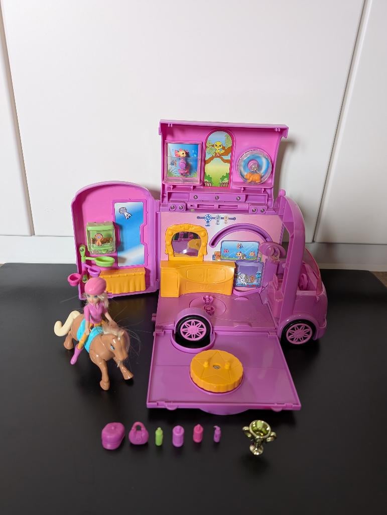 Polly Pocket paardentrailer, Enlèvement, Comme neuf, Autres types