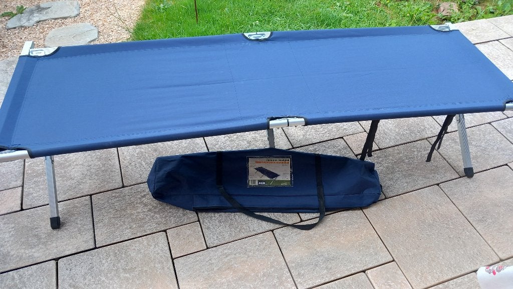 lit de camp pliable, Caravanes & Camping, Enlèvement, Comme neuf