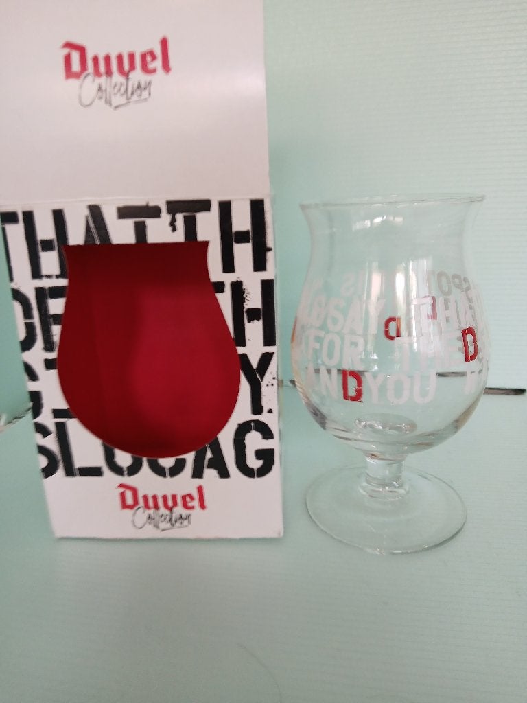 Verre sur pied DUVEL Rolling Stones 2025 avec sa boite, Enlèvement ou Envoi, Neuf, Verre ou Verres, Duvel