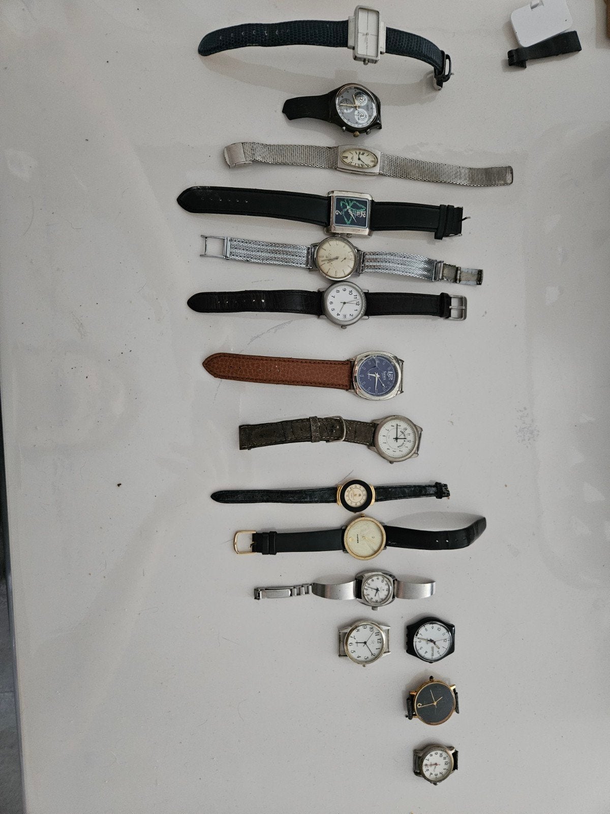 Lotje oude horloges, Bijoux, Sacs & Beauté, Montres | Anciennes | Antiquités, Enlèvement