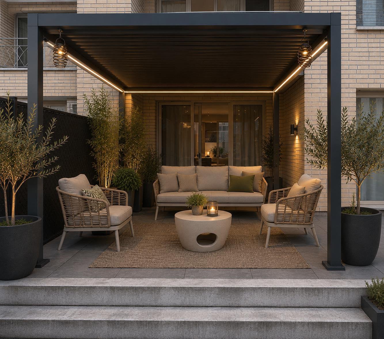 pergola 3x3, Tuin en Terras, Ophalen, Zo goed als nieuw