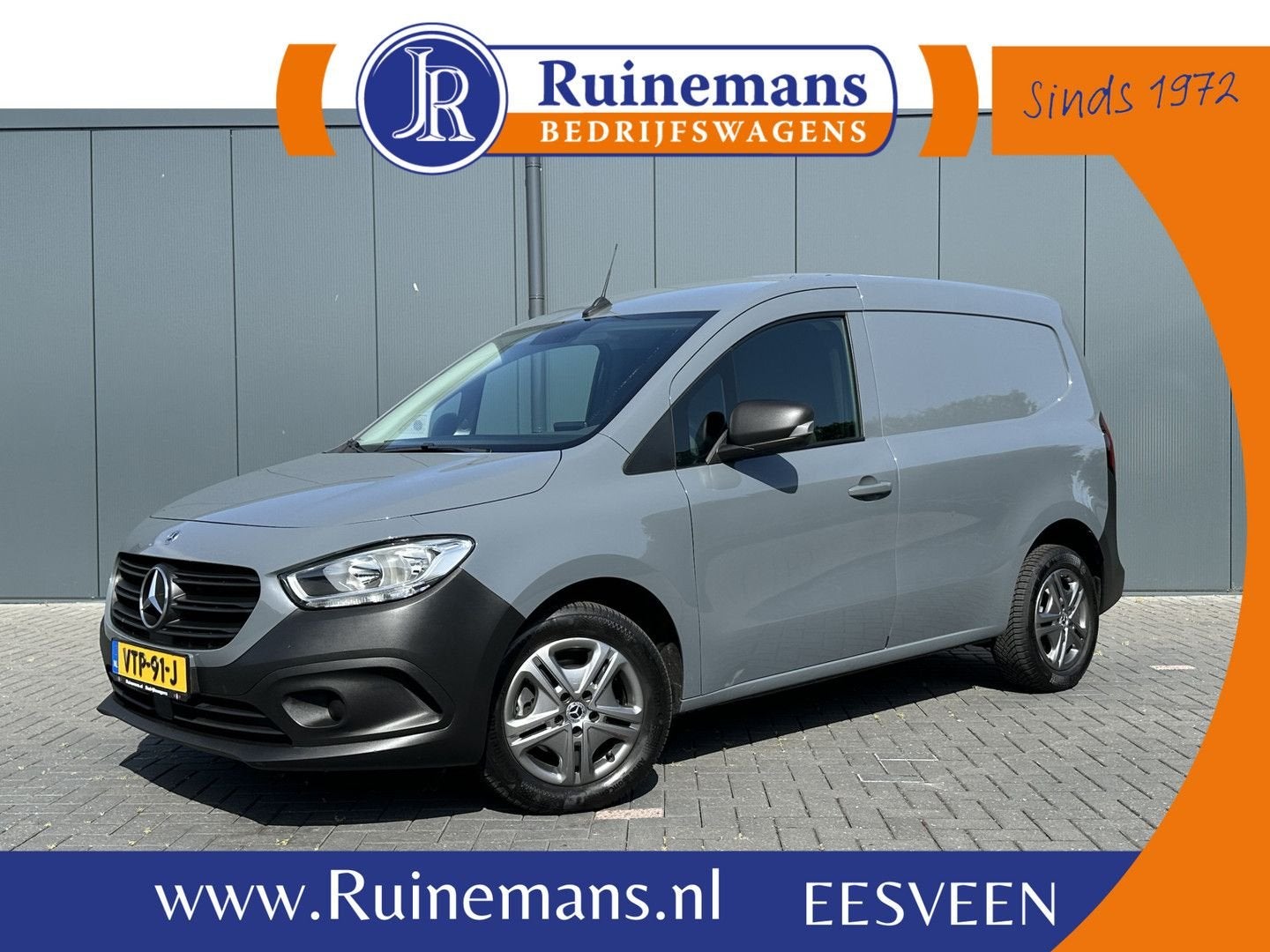 Mercedes-Benz Citan 110 CDI AUTOMAAT / L1H1 / 1e EIG. / CAME, Autos, Argent ou Gris, Achat, 149 g/km, Mercedes-Benz