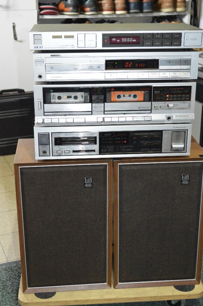 PIONEER HIFI SET, Enlèvement, Deck cassettes ou Lecteur-enregistreur de cassettes, Pioneer