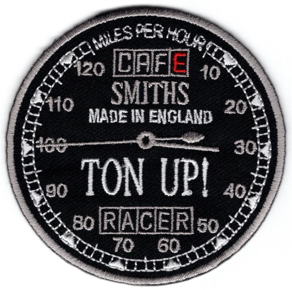 Cafe Racer Ton Up! stoffen opstrijk patch embleem #1, Envoi