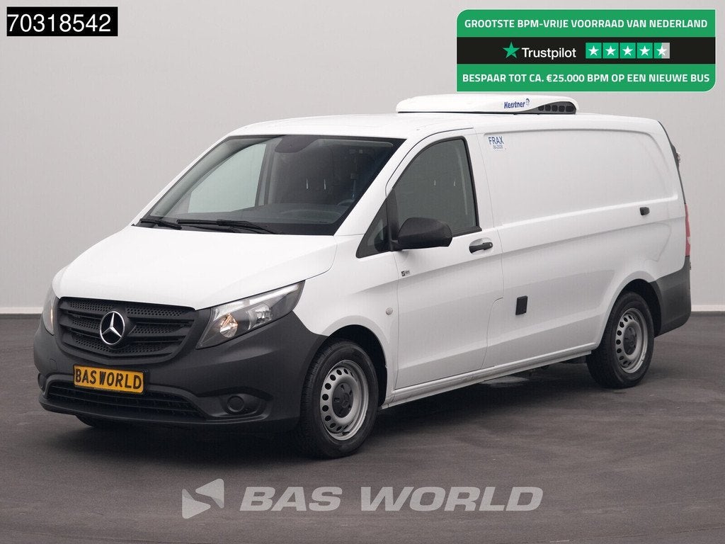 Mercedes Vito 116 Automaat L2H1 Kerstner 230v Stekker Airco, Autos, Camionnettes & Utilitaires, Achat, Euro 6, Entreprise, 3 places