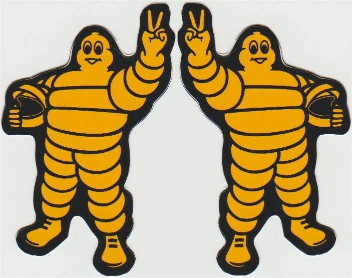 Michelin sticker set #44, Verzenden