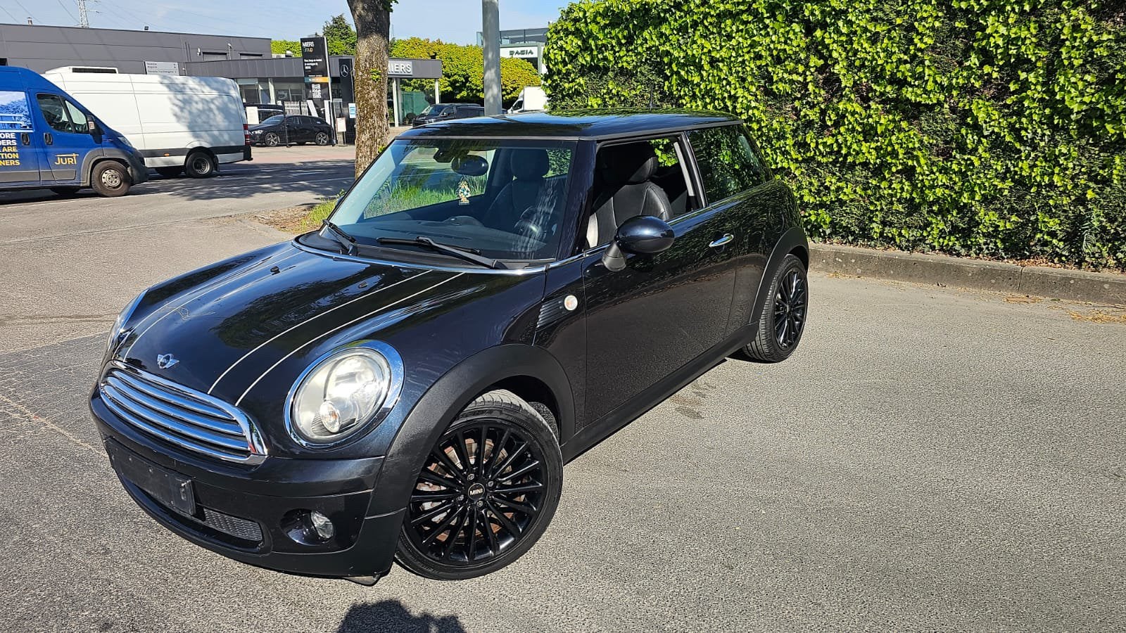 Mini Cooper 1.6L Benzin/Automatich/Bj 2007/144.000km/Leder/, Auto's, Mini, Automaat, 4 zetels, Zwart, Zwart