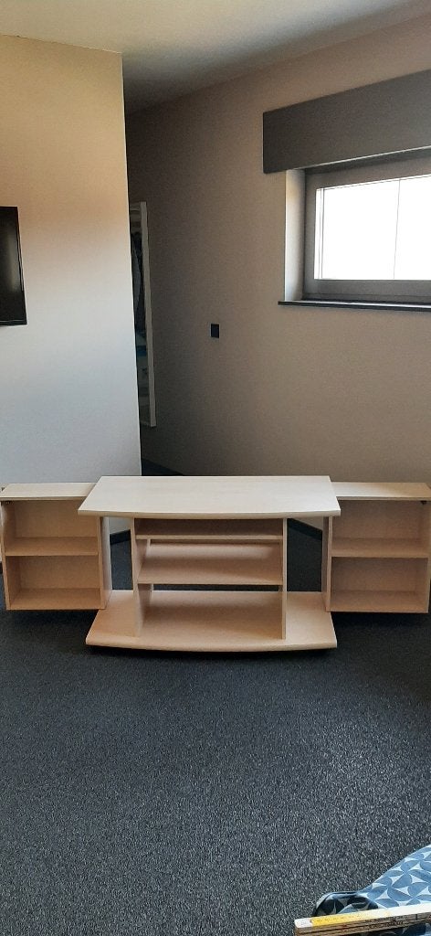 Tv meubel (zijkanten uitdraaibaar, zie foto's), Huis en Inrichting, Ophalen, Gebruikt, 100 tot 150 cm, Minder dan 100 cm