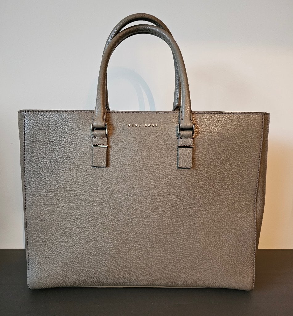HUGO BOSS -> Nieuwe lederen Aktetas | Laptoptas, Computers en Software, Laptoptassen, Ophalen, Nieuw, Handvat, Aktetas