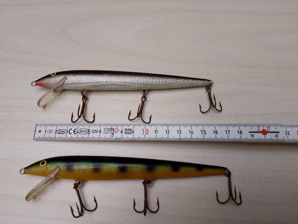 Rapala original vintage lure 15cm drijvend, Sports nautiques & Bateaux, Pêche à la ligne | Poissons prédateurs, Enlèvement ou Envoi