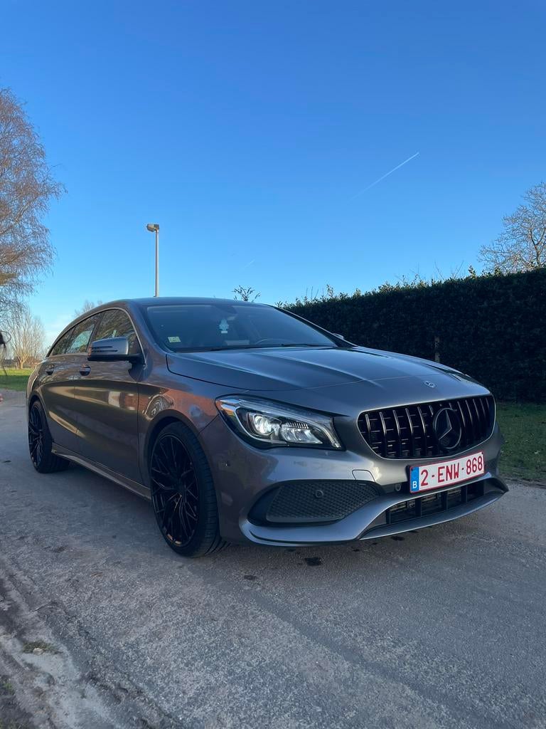 Mercedes Cla 180 AMG line, Auto's, Mercedes-Benz, Particulier, CLA, Benzine, Euro 6, Break, 5 deurs, Handgeschakeld, Zilver of Grijs