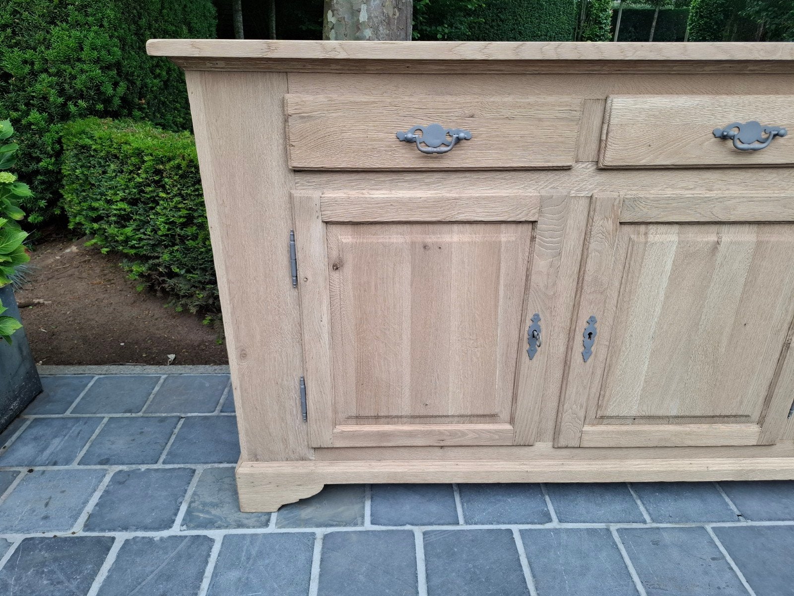 Massief eiken dressoir. Geluchtgomd., Ophalen of Verzenden, Eikenhout