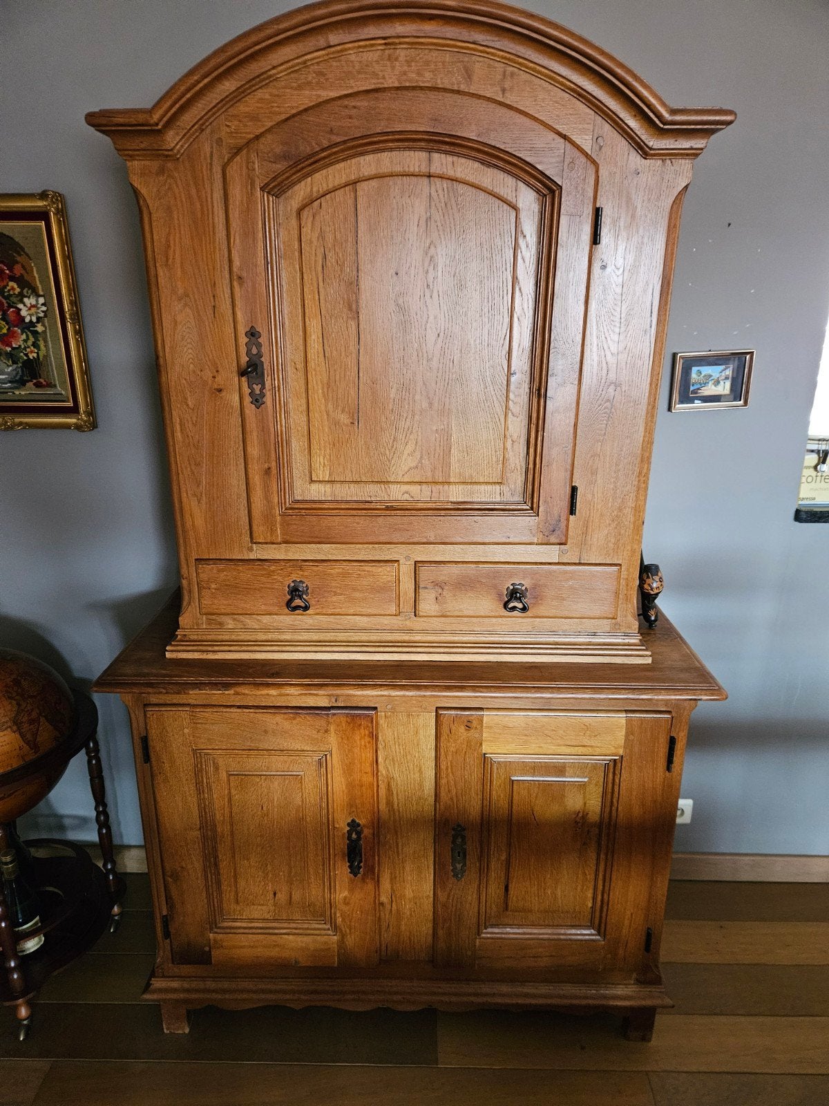 te koop eiken barkast, Ophalen