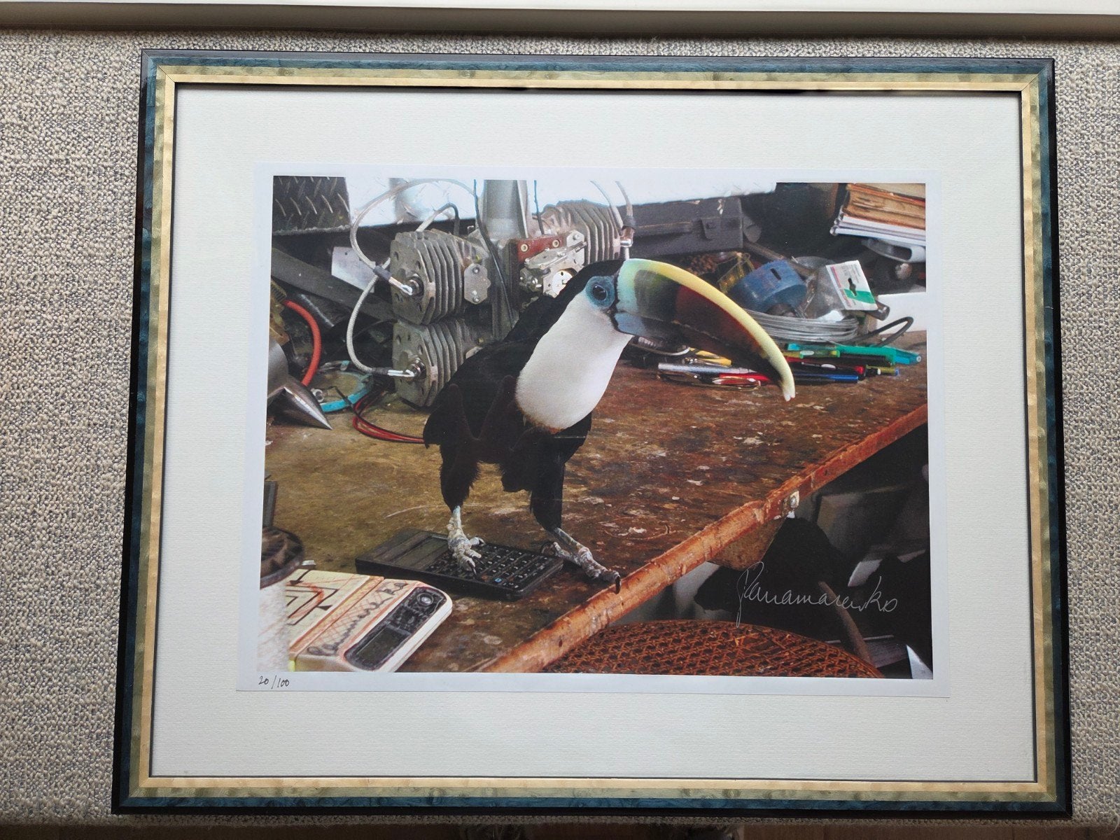 Panamarenko.Toekan, Antiek en Kunst, Genummerd, Ophalen of Verzenden