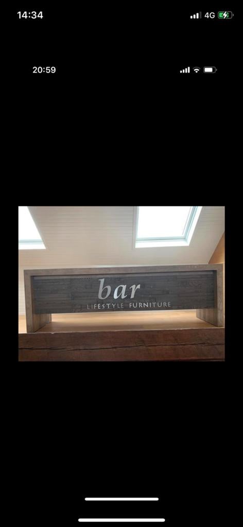 Bar ou bureau en bois, Enlèvement, Comme neuf