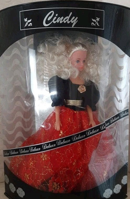 Vintage Cindy pop 80's/90's Deluxe - originele doos, nieuw!, Ophalen of Verzenden, Zo goed als nieuw, Pop