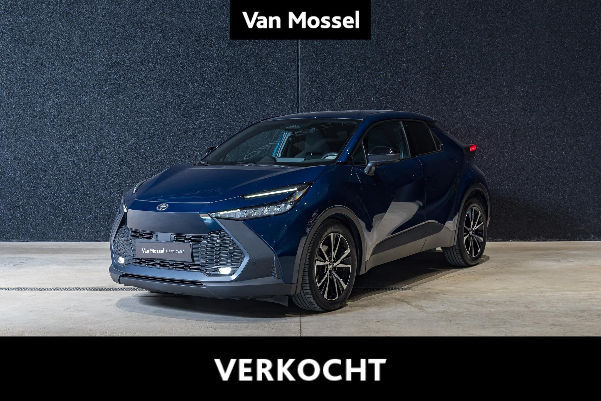 Toyota C-HR 1.8 VVT i-Hybrid C-Lub Mono-Tone E-CVT NAVI | CA, Auto's, 4 cilinders, Blauw, Bedrijf, 5 zetels