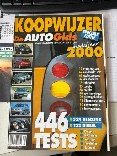 Koopwijzer Autogids modeljaar 2000, Ophalen of Verzenden, Zo goed als nieuw, Algemeen