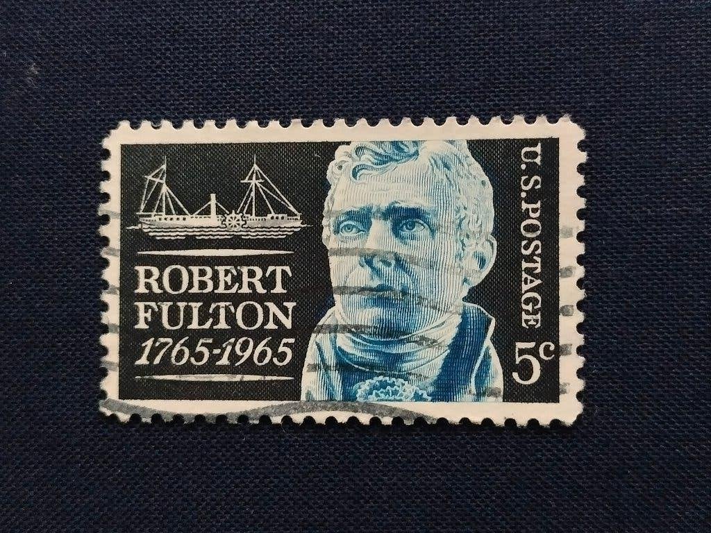 États-Unis 1965 - Robert Fulton, Envoi, Affranchi, Amérique du Nord